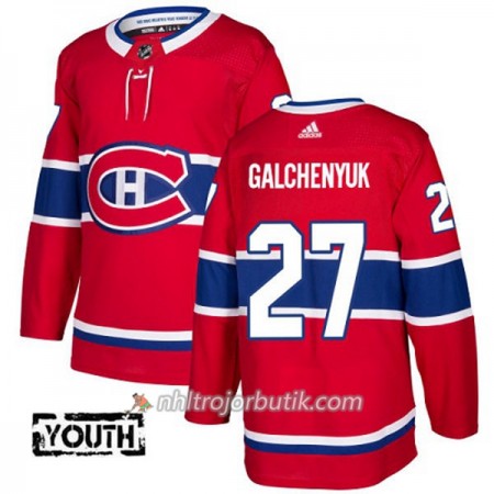 Barn Ishockey Montreal Canadiens Tröja Alex Galchenyuk 27 Adidas 2017-2018 Röd Authentic Barn Ishockey Montreal Canadiens Tröja Alex Galchenyuk 27 Adidas 2017-2018 Röd Authentic